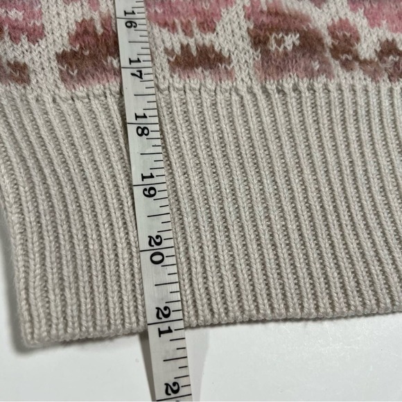 LoveShackFancy Sz S Wool Alpaca Kirsten Pullover Sweater Crew Neck Womens - Picture 9 of 11